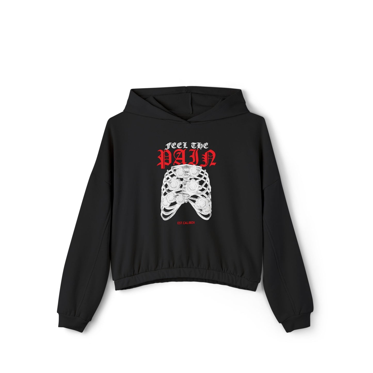'Feel The Pain' Cinched Hoodie