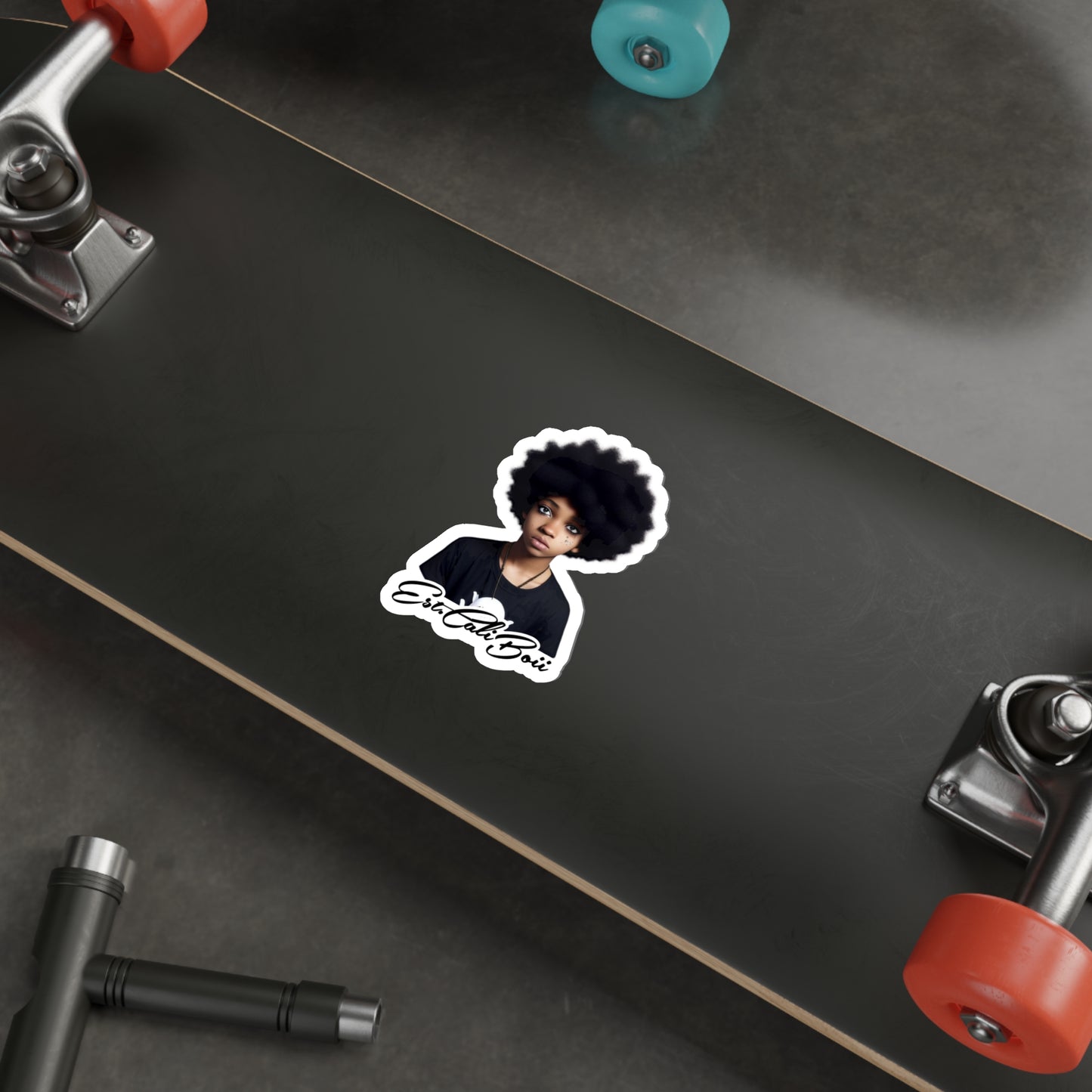 CaliBoii AfroBoii Sticker