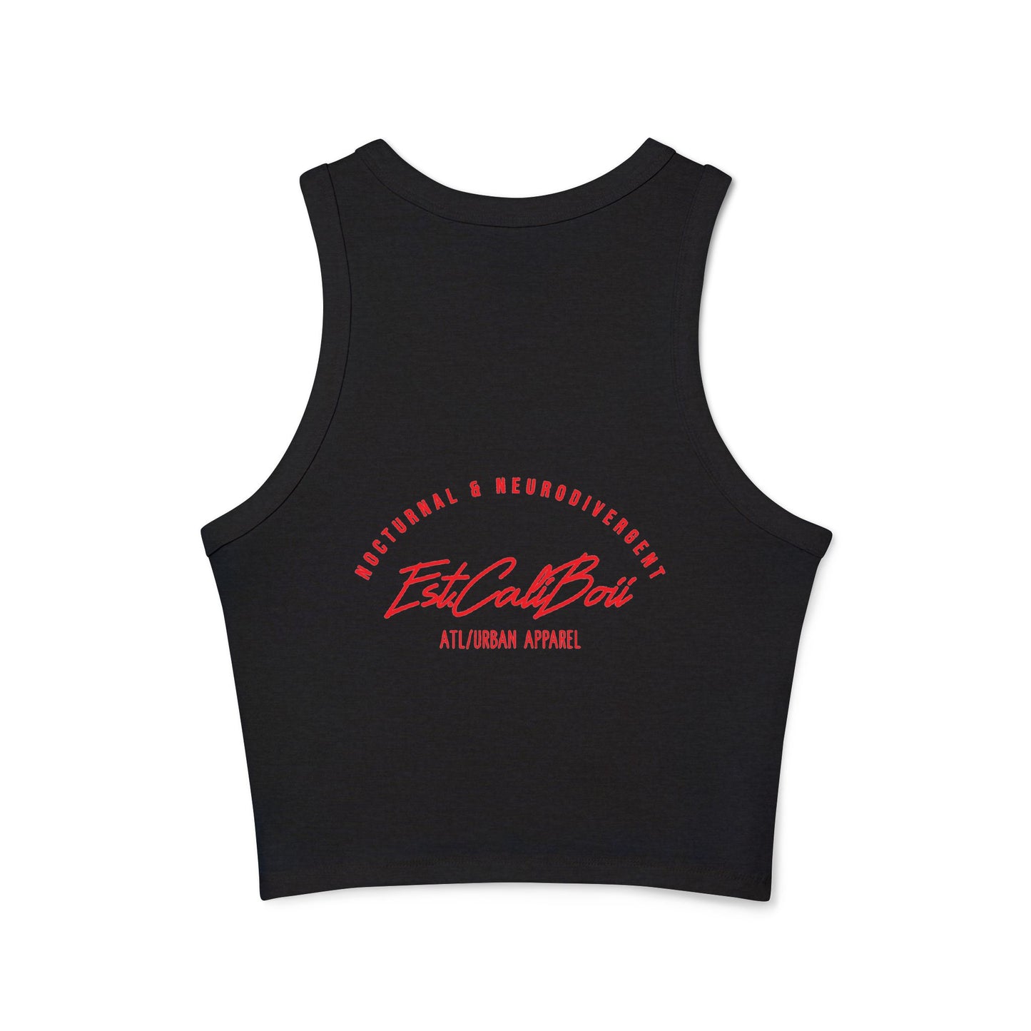 On My Own Wave Micro Rib Tank Top