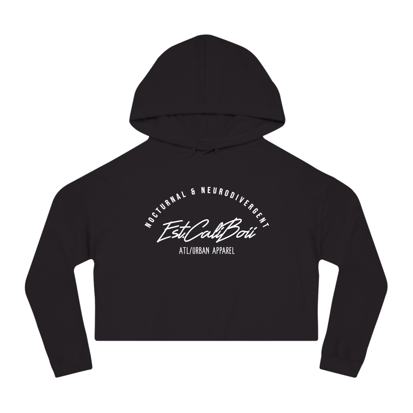 N & N Cropped Hooded Sweatshirt