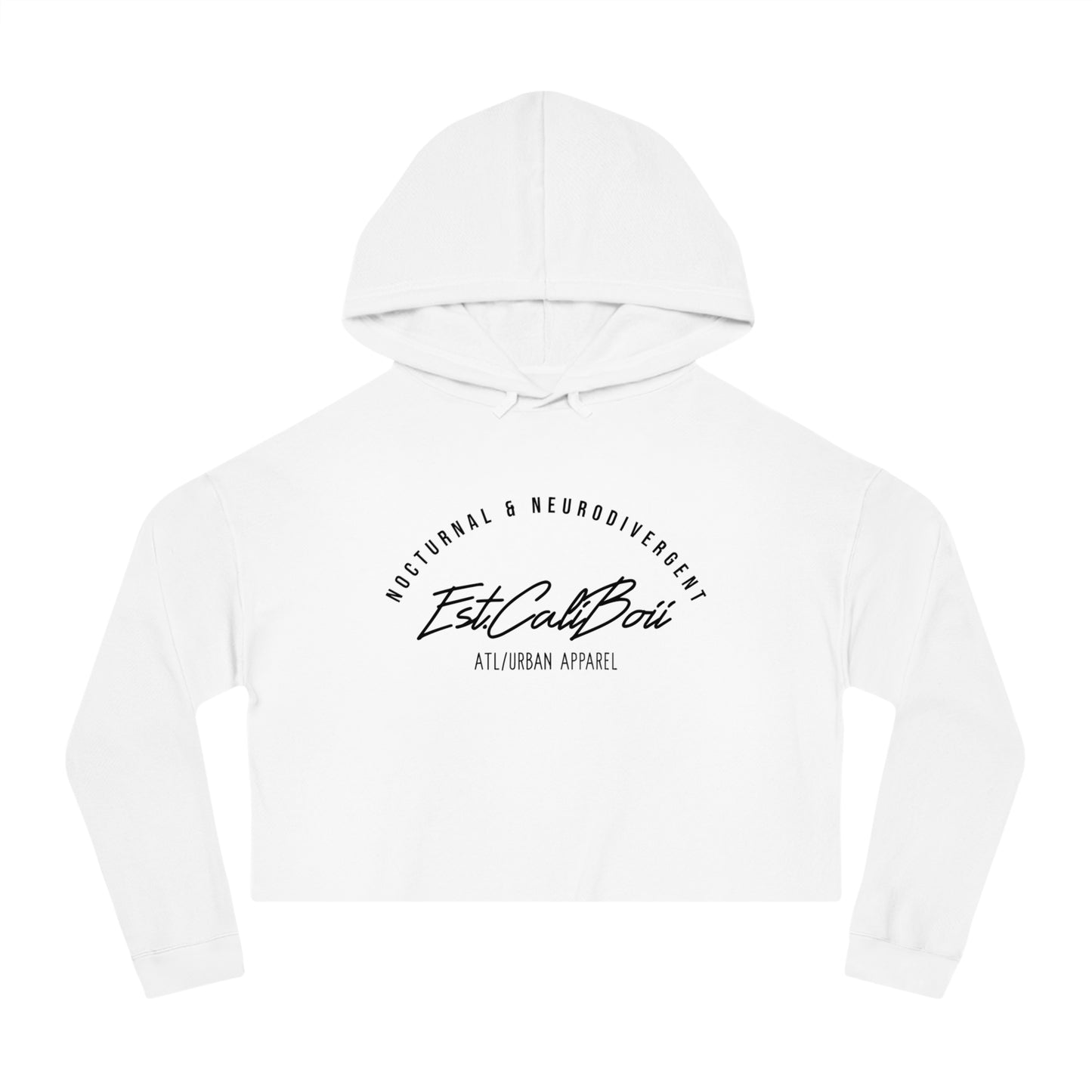 N & N Cropped Hooded Sweatshirt