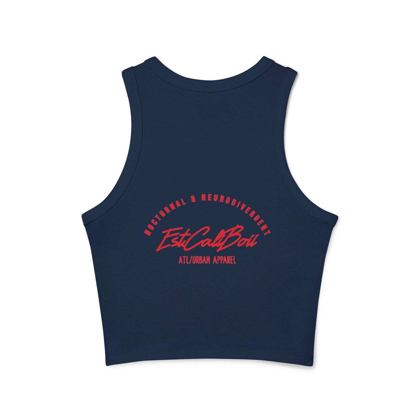 On My Own Wave Micro Rib Tank Top